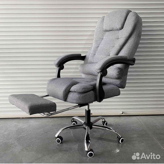 Кресло компьютерное офисное тканьевое руководителя