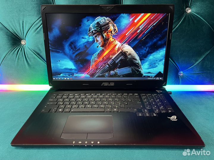 Игровой Asus ROG 17,3 i7 GTX FHD SSD 16GB