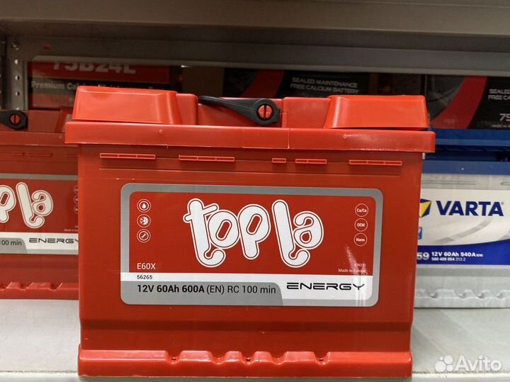 Аккумулятор 60 Topla Солярис