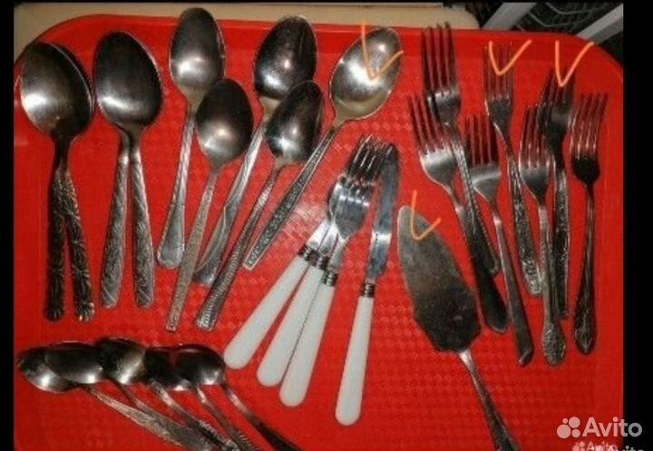 Ложки вилки нержавейка