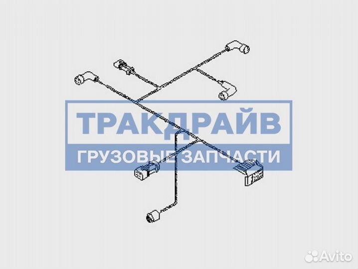 Проводка правой фары ман MAN