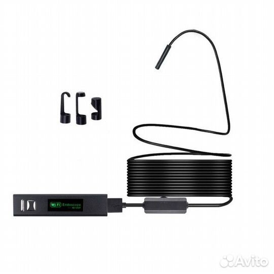 Беспроводной эндоскоп Wifi камера HD 1200P 1м 8мм