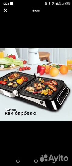 Электрогриль redmond rgm m805