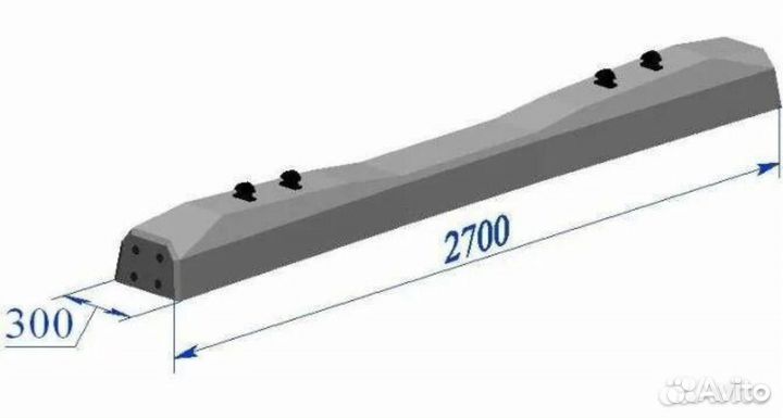 Шпалы бетонные