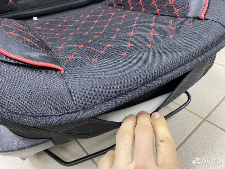 Льняные чехлы на сиденья