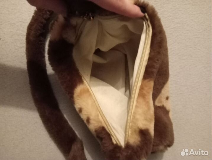 Сумка женская плюшевая