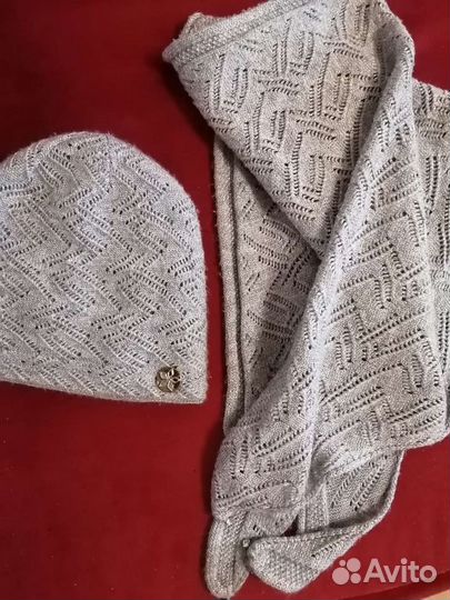 Комплект шапка и шарф