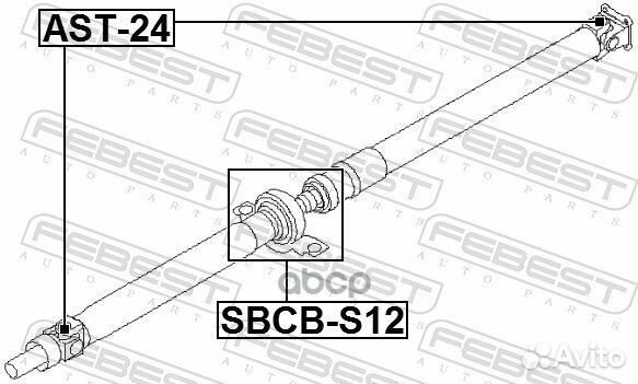 Подшипник подвесной subaru impreza (GE/GH) G12