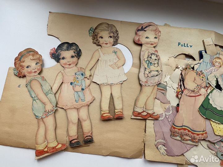 Бумажные куклы Polly paper dolls