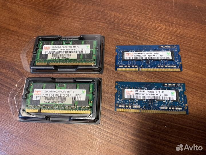 Оперативная память DDR2 и DDR2/DDR3 Sodimm