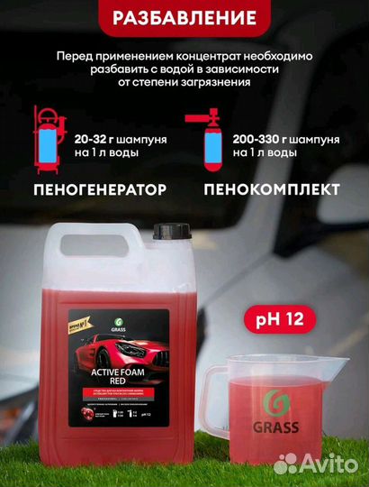 Grass Активная пена RED 5.8кг