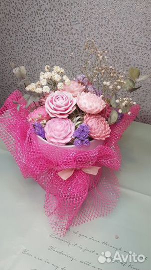 Букет цветов из мыла