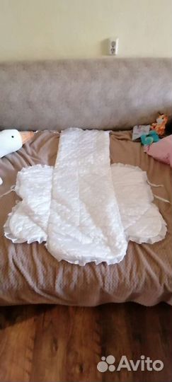 Конверт на выписку для девочки теплый