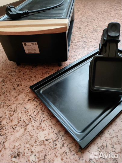 Гриль раклетница шашлычница Kitfort