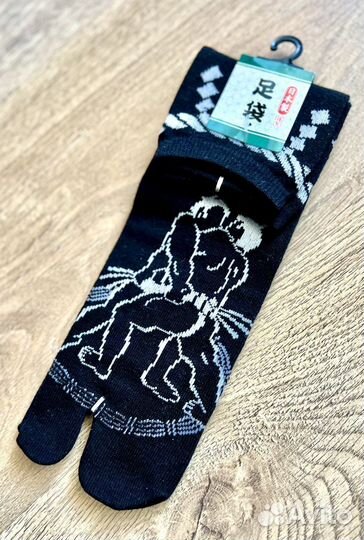Носки Таби мужские с борцами Сумо