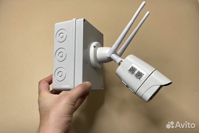 Камера видеонаблюдения с сим картой 5мп. Монтаж