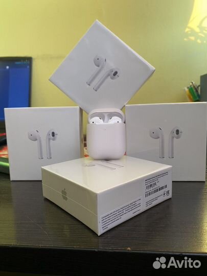 Беспроводные наушники apple airpods 2