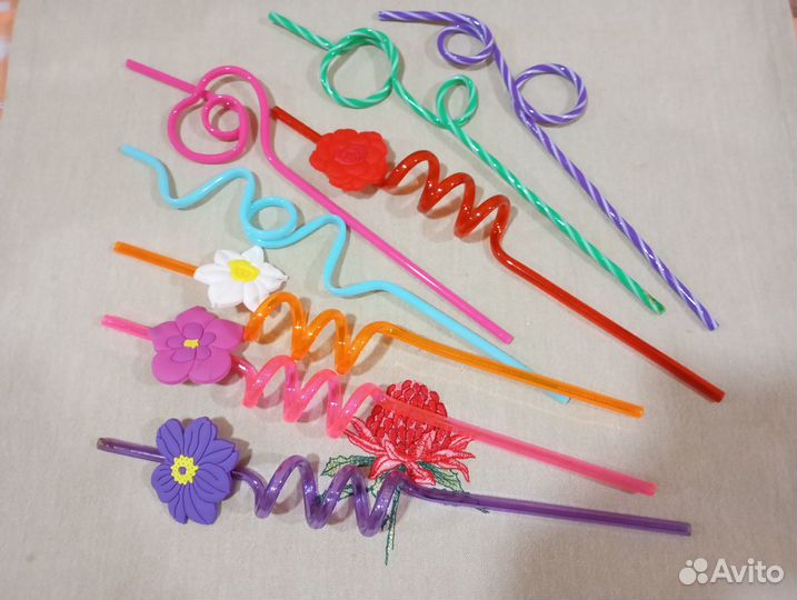 Трубочки для праздника новые набор