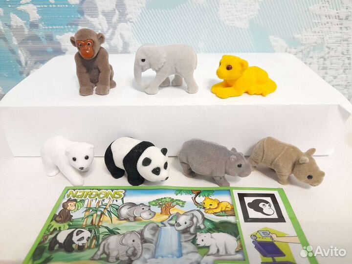 Киндер сюрприз животные Natoons