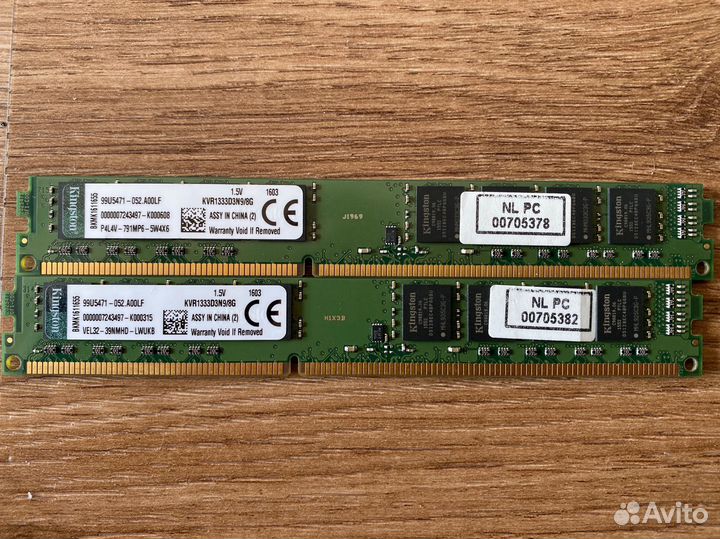 Оперативная память Kingston ddr3