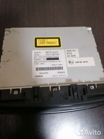 Toyota rav4 магнитола