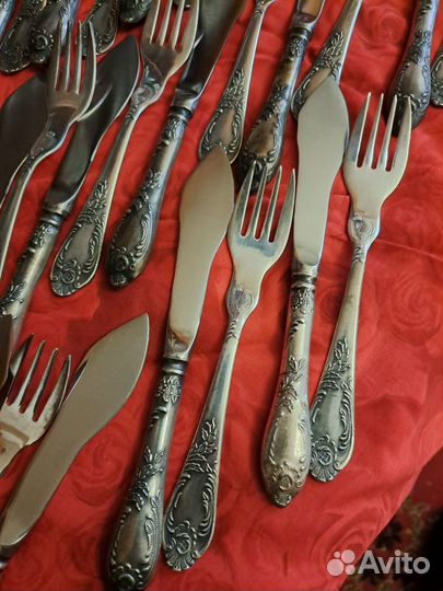 Мельхиор, рыбные приборы