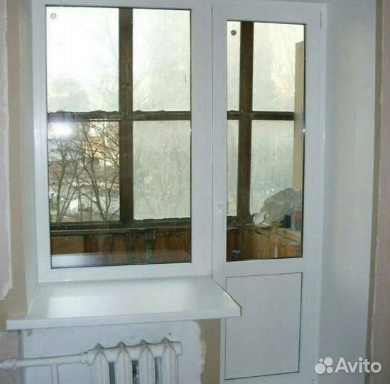 Балконный блок пвх 1380*2100