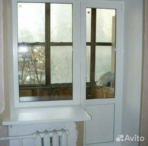 Балконный блок пвх 1380*2100