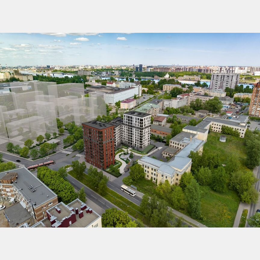 2-к. квартира, 57 м², 8/12 эт.