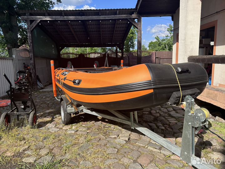 Комплект: Лодка мотор прицеп эхолот