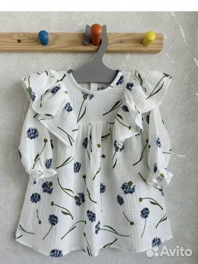 Муслиновое платье 80