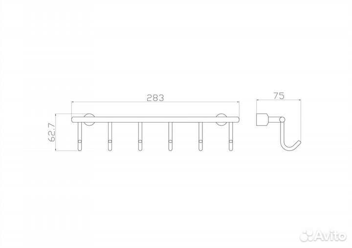 Wonzon & Woghand WW-9382-6 Крючок