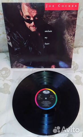 Joe Cocker Unchain My Heart 1987 Оригинал LP