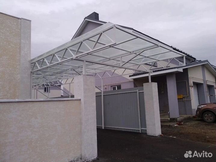 Металлический навес