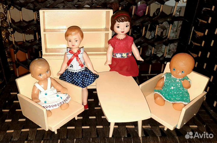 Кукольная мебель Винтаж