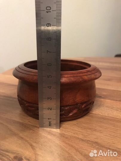 Сахарница солонка деревянная