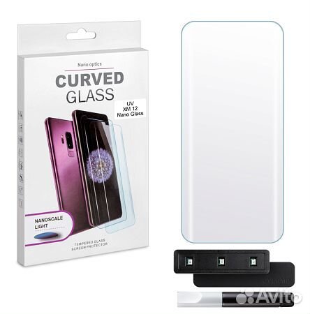 Защитное стекло на iPhone 12 PRO MAX /Ультрофиолет