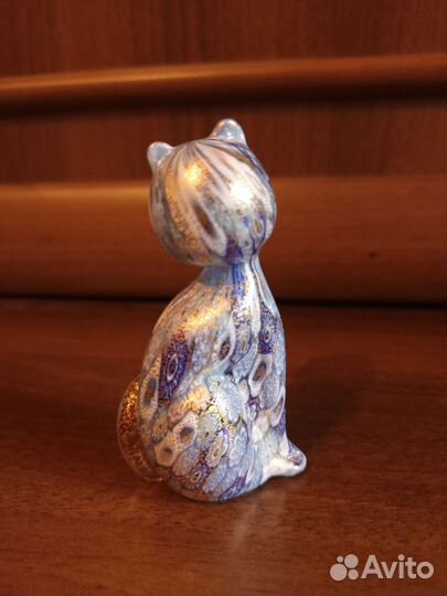 Статуэтка Кошка Муранское стекло Италия