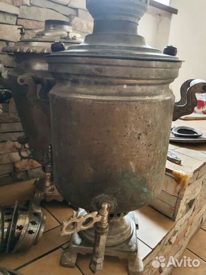 Самовар старинный антикварные СССР угольные