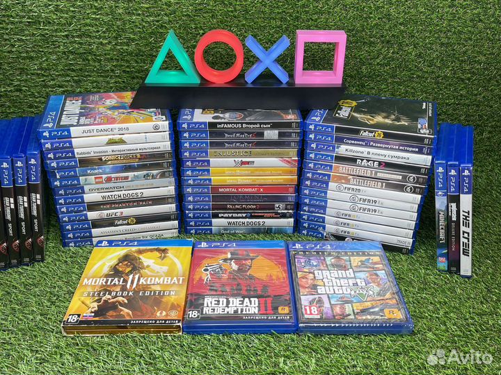 Игры для Sony PlayStation 4 Ps4 Пс4 диски подписка