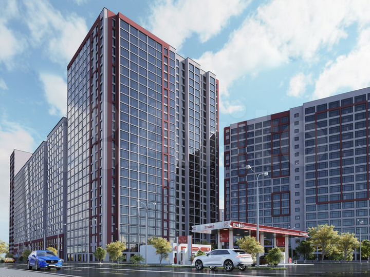 2-к. квартира, 38,7 м², 3/27 эт.