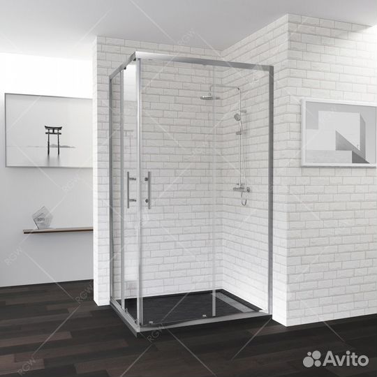 Душ. уголок RGW 100x90 Прозрач. Стекло 020814690
