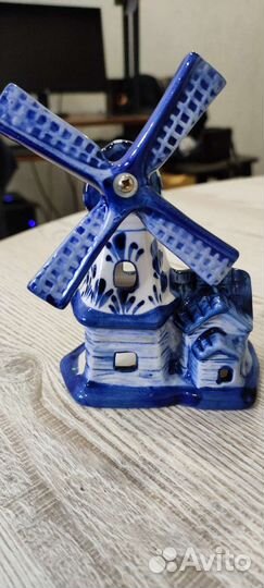 Фарфор мельница Delft Голландия