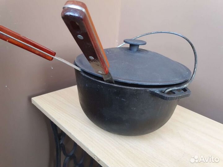 Казан чугунный 6 литров