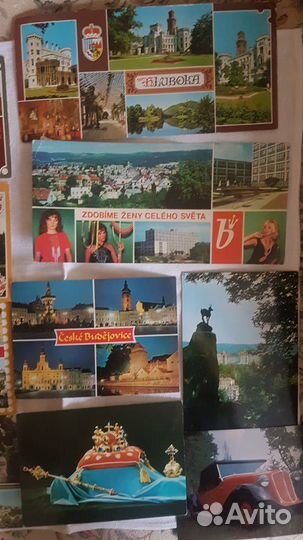 Открытки с видами Чехословакии, винтаж, 1973-78 г