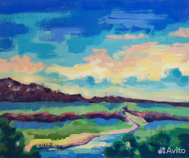 Картина акрилом