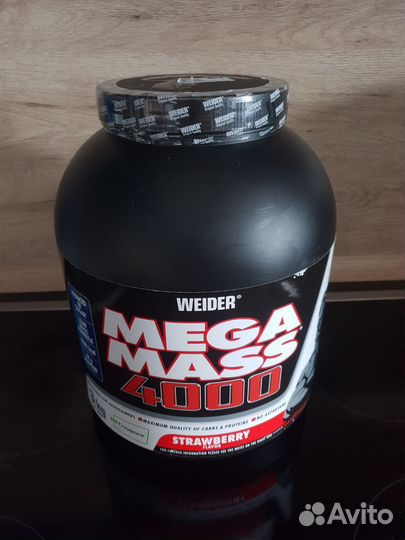Протеин гейнер 3 кг Weider megamass 4000
