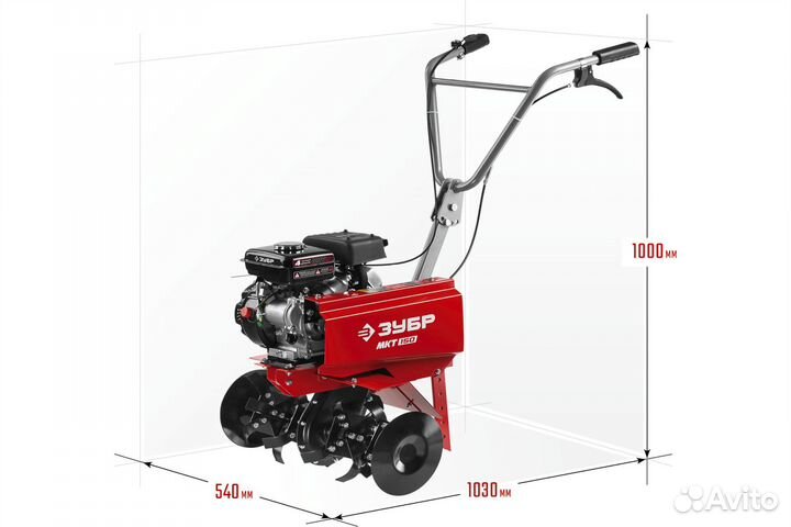 Зубр Бензиновый культиватор мкт-150, 3 л.с