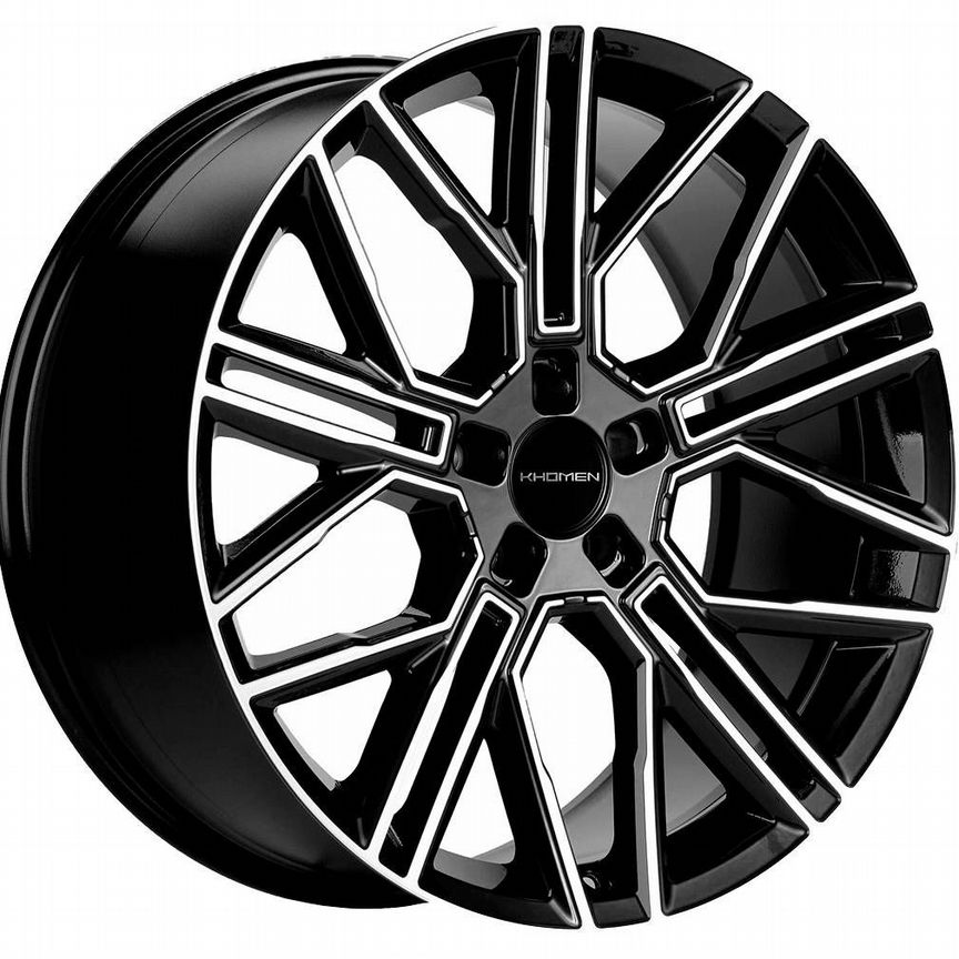Диски Khomen KHW2101 9.5x21 5x130 ET46 D71.6 Black-FP