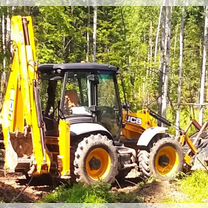 Услуги Экскаватора- погрузчика JCB 4CX